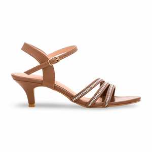 Sandalia Formal Tacón Marrón FR5269 - Product Image 3