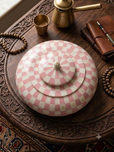 FAIZA CRAFT Boîtes à bijoux modernes en os gravées au laser sur mesure, plusieurs tailles et couleurs, boîtes à bibelots de luxe imbriquées - Product Image 5