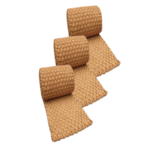 ม้วนเสื่อใยมะพร้าวธรรมชาติสำหรับป้องกันตลิ่งถนน ใช้กันอย่างแพร่หลาย สีน้ำตาล - Product Image 1