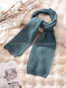 Bufanda de Punto Acrílico Extra Grande, Versátil, Suave, Transpirable, Gruesa, Cálida, Color Rosa, para Hombre, Invierno - Product Image 5