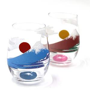 Tasse en verre kirameki japonaise de 325ml Alta Drinkware White Asian Zen Design ARTHA Brand Water Tea Whisky Gift Idea Made in Japan - Product Image 4