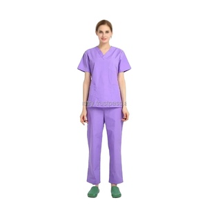 Uniformes de Hospital, Bata de Laboratorio, Traje de Cirugía, Ropa de Trabajo para Médicos y Enfermeras, Delantal para Lavado de Manos, Tejido Transpirable y Cómodo, Color Personalizado - Product Image 5