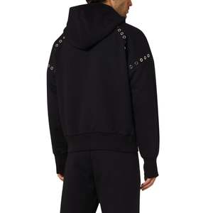 Sudadera con Capucha de Invierno para Hombre de Alta Calidad, Personalizada, con Cierre, Bordado 3D, Tela de Poliéster/Algodón, Estilo Holgado, con Ojales Metálicos - Product Image 3