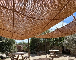 Parasol rectangulaire en fibre de coco fait main |   Voile de terrasse écologique |   Prix de gros - Product Image 2