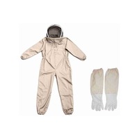 Combinaison d'apiculture robuste avec capuche de protection pour les opérations d'apiculture, l'entretien des ruches et la collecte saisonnière du miel