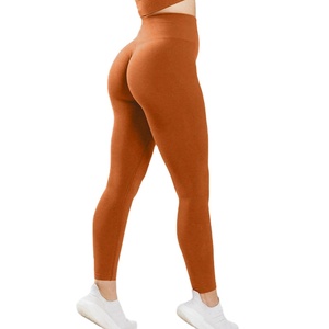 Nouvelle couleur en gros sur mesure sans couture Yoga GYM leggings pour femmes fournisseur solide femmes amplifier Leggings Scrunch fesses 2025 - Product Image 1