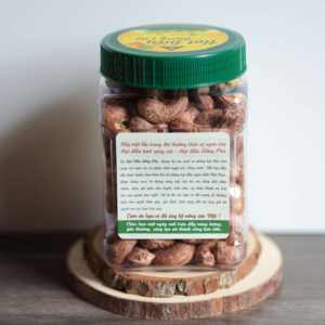 Noix de cajou grillées biologiques du Vietnam de bonne qualité W180 en pot carré de 500g - Prix d'usine en gros et qualité fiable - Product Image 3