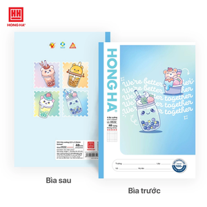 Hong Ha School Promotion Magnetic Cream Loose-Leaf 4 Square Grid Notebook 48 Pages - Product Image 3