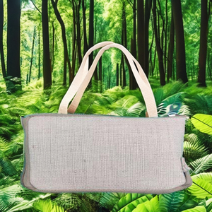 Bolso de mano de lona de algodón plegable ecológico con logotipo personalizado Bolso de compras reutilizable para mujeres y regalos - Product Image 4