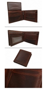 High on Demand Classic Genuine Leather <b>Wallet</b> Multi-<b>Card</b> <b>Holder</b> with Cash Compartment from India - Product Image 4
