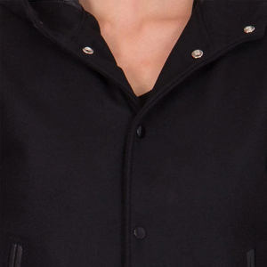 Wool Body Genuine Leather Sleeves Custom Logo Women Varsity <b>Jacket</b> Stylish Letterman <b>Baseball</b> <b>Jackets</b> - Product Image 4