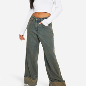 Jeans en denim premium pour femmes, pantalon taille haute en coton doux, vêtements décontractés élégants, vente en gros, jeans d'usine, coton confortable - Product Image 4