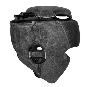 MMA Leather <b>Head</b> Guard High Quality Durable Lightweight Breathable Comfortable Designed for Boxing Kickboxing <b>Training</b> Practice - Product Image 2