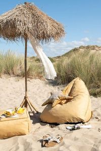 Sombrilla de Bambú Tiki con Techo de Paja, Parasol para Patio Exterior, Sombra Natural para Playa, Resort, Hotel, Venta al por Mayor - Product Image 5