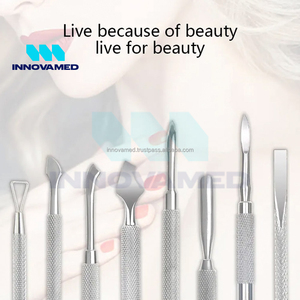 ชุดอุปกรณ์ทำเล็บมือแบบใช้ซ้ำได้ ปี 2025 ผลิตจากเหล็กกล้าไร้สนิมคุณภาพสูง สำหรับดันหนังกำพร้าและทำความสะอาดเล็บ  แบบสองหัว  รับผลิตตามแบบที่ต้องการ - Product Image 2