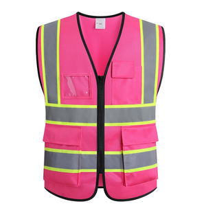 Gilet de sécurité réfléchissant haute visibilité en coton imperméable avec logo personnalisé, veste de travail en polyester, uniforme de travail - Product Image 2