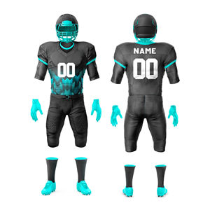 Custom American Football Uniform Design Your Own Team Jersey Premium Polyester Football Uniform OEM ODM Wholesale Manufacturer - Product Image 1
