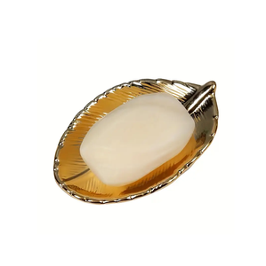 Élégant porte-savon en laiton finition dorée, design coquillage, support de savon pour salle de bain, résistant à la rouille, organisateur de vanité, pour cuisine, hôtels et usage domestique - Product Image 2