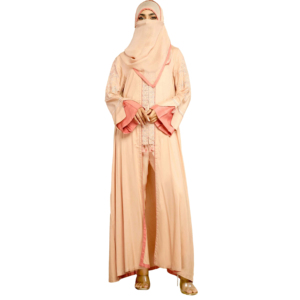 Abaya personnalisable en lin et coton sans couture, grande taille, pour femme, style Dubaï, pour l'Aïd, manches longues, vente en gros - Product Image 1