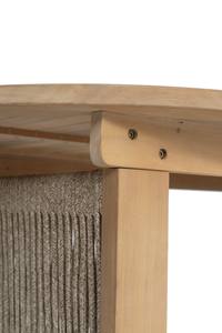 El más vendido, mesa de comedor al aire libre ovalada de madera maciza moderna y duradera, versátil para Patio, jardín, Hotel, Villa, uso, fabricante de Vietnam - Product Image 4