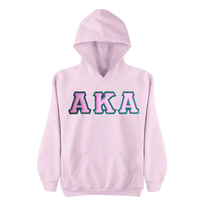 Sudadera con Capucha Rosa para Mujer, Doble Costura, Bordada, de Algodón Premium, Estilo Casual para Invierno - Product Image 1