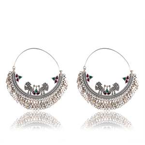 Pendientes de Aro Finos Meera Jaipur Rukmani Chandbali - Product Image 2