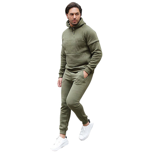Conjunto Deportivo Informal para Hombre, Transpirable y Cómodo, Talla Grande, con Capucha, 100% Algodón, para Correr - Product Image 4