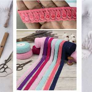 ขอบผ้าฝ้ายทำงาน GPO มีสไตล์เหมาะสำหรับเสื้อคลุมขอบดูปองต้าและชุดออกแบบโดยดีไซน์เนอร์ - Product Image 4