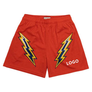 Pantalones Cortos de Verano para Hombre de Alta Calidad con Logotipo Personalizado, Ligeros, Transpirables, de Mezcla de Algodón, Casuales, con Cintura Elástica - Product Image 1