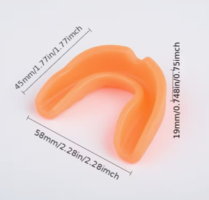 Protège-dents en silicone personnalisé HAWK SPORTS INDUSTRIES, anti-ronflement, anti-grincement des dents, moulable, ajustable - Product Image 5
