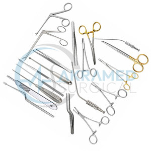 Juego de Instrumentos Quirúrgicos Veterinarios Manuales Akramed de 19 Piezas para Cirugía de Columna Vertebral, Certificado CE, Acero Inoxidable - Product Image 4