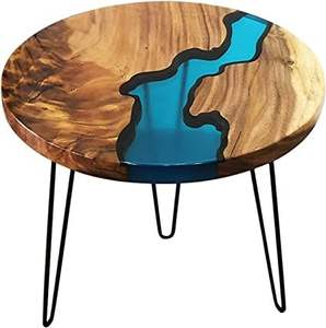 Muebles de Madera Orgánica para el Hogar de Lujo, Mesa de Comedor de Madera de Acacia Sólida, Estilo Ángel, Hecha a Mano y Personalizable - Product Image 3