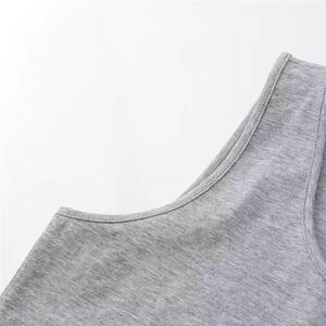 Camisetas sin mangas de algodón transpirable de primera calidad para mujer, camisetas cortas tipo camisola, chalecos, camisetas sin mangas para mujer - Product Image 4