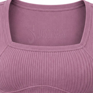 Active Wear Quick Dry Breathable Women Long Sleeve <b>Tops</b> Trendy Casual Square Neck Slim Fit Comfortable Plus Size Front - Product Image 5