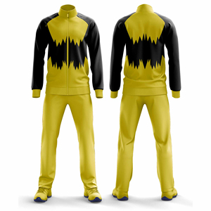 Ensemble de survêtement athlétique personnalisé en polyester avec impression de logo, veste et pantalon de sport légers, tenue d'entraînement professionnelle - Product Image 6