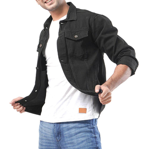 Chaqueta de Mezclilla para Hombre OEM ODM, Chaqueta de Jean de Algodón Personalizada, Fabricante de Ropa de Moda al por Mayor, Marca Privada - Product Image 3
