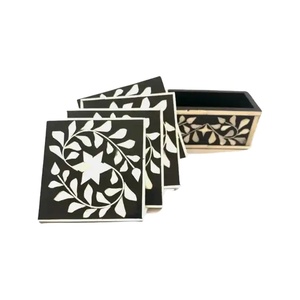 Traditional Bone Inlay Work <b>Coasters</b> Luxury Handmade <b>Drink</b> <b>Coasters</b> for Home & Hotel Decor - Product Image 1