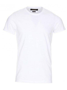 เสื้อยืดแขนสั้นสีขาวสำหรับทุกเพศ ขายส่ง ราคาโปรโมชั่น ผ้าฝ้าย 100% ป้องกันขนร่วง ระบายอากาศได้ดี สวมใส่สบาย หรูหรา เสื้อยืดผู้ชาย - Product Image 5