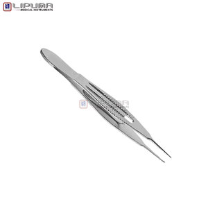 Pinces de fixation Castroviejo 2x2Z Stern, pointes droites 0,5 mm, 1x2, instruments chirurgicaux microsurgicaux de haute précision - Product Image 2