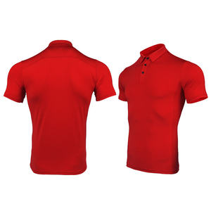 Men's Black Short Sleeve Polo <b>Shirt</b> Slim Fit Quick Dry Solid Color Casual Knitted <b>Polyester</b> T-<b>Shirt</b> - Product Image 3