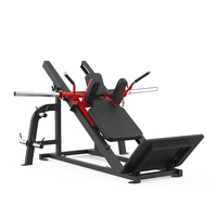 Squat à pendule à charge libre haut de gamme, conception ergonomique, équipement de gym commercial directement de l'usine pour l'entraînement de la force des jambes et des fessiers
