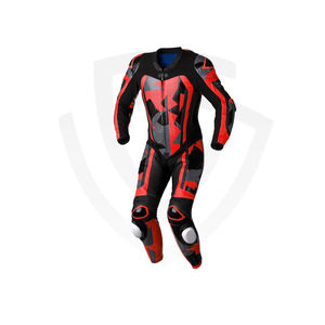 Traje de Motociclista de Cuero Personalizado, Transpirable y de Alta Calidad, con Impresión y Costuras de Logotipo Personalizados - Product Image 1