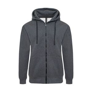 Felpa con cappuccio e zip in pile pesante da uomo - Product Image 1