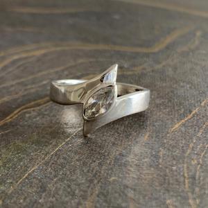 Designer 2.9 Grams <b>Crystal</b> <b>Ring</b> - Product Image 1