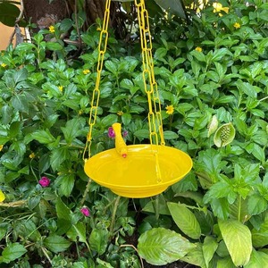 Mangeoire à oiseaux décorative en métal à suspendre pour jardin et terrasse extérieurs - Product Image 5