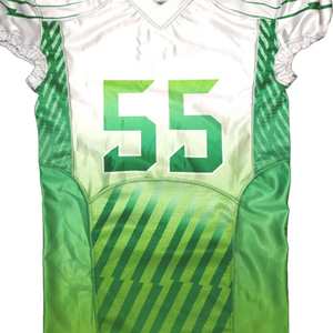 Nueva Camiseta de Fútbol Americano de Manga Corta, Transpirable, Sublimada y Personalizada, para Hombre, con Logotipo - Product Image 4