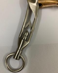 Bocado de Cobre de Alta Calidad con Doble Articulación, Tipo Losango, Estilo Islandés, Eslabón Ovalado, Logotipo Personalizado, Marca Privada, Personalizable, para Caballos, Equitación y Esquí - Product Image 3