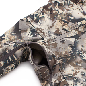 Heated Hunting Jacket Unisex Soft Shell Zipper Closure Windproof Wind <b>Stopper</b> Button Adults - Product Image 2