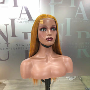 Venta al por mayor 100% Extensiones de Cabello Humano Liso Vietnamita de Alta Calidad de Color Amarillo Doble Extensiones para Tejer - Product Image 4