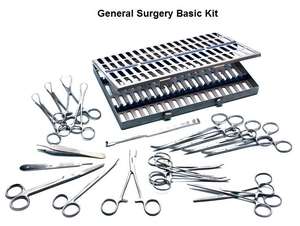 Kit de chirurgie majeure, boîte de chirurgie mineure, instruments chirurgicaux de base, ensemble de chirurgie mineure / 13 pièces, boîte de kit de base par Dentavex - Product Image 2